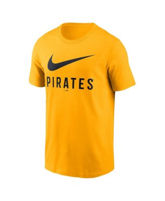 Men's Gold Pittsburgh Pirates Swoosh T-Shirt