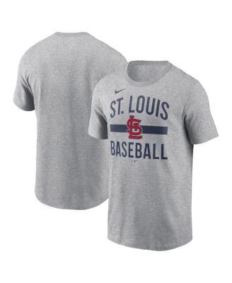 Nike - Men's Heather Gray St. Louis Cardinals Arched T-Shirt
