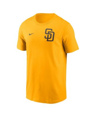 Men's Gold San Diego Padres 2-Hit T-Shirt