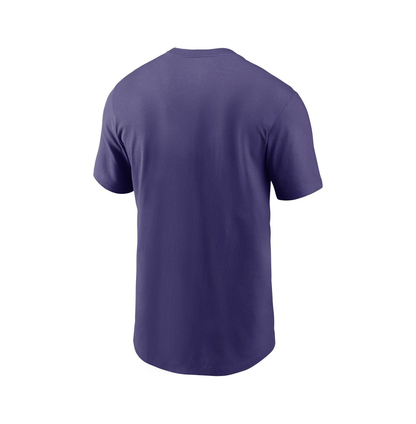 Мужская футболка Nike Purple Clemson Tigers Baseball Logo — фото 2