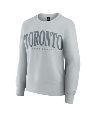 Women's Gray Toronto Maple Leaves Elements Flow Pullover Sweatshirt