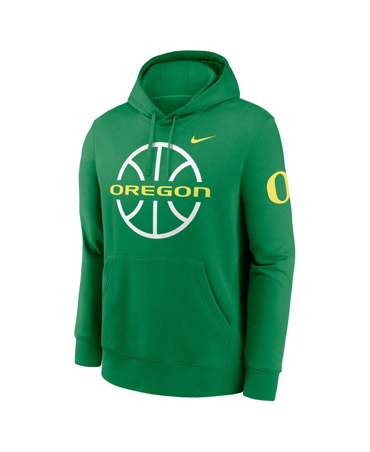 Nike Oregon Ducks Club Basketball Icon  Men's College Pullover Hoodie In Green