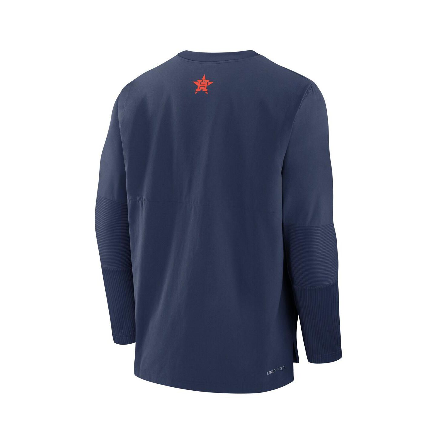 Мужской топ Nike Navy/Orange Houston Astros Authentic Collection Player Lightweight Performance Long Sleeve — фото 2