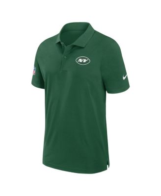 Men's Green New York Jets 2024/25 Sideline Performance Polo Shirt