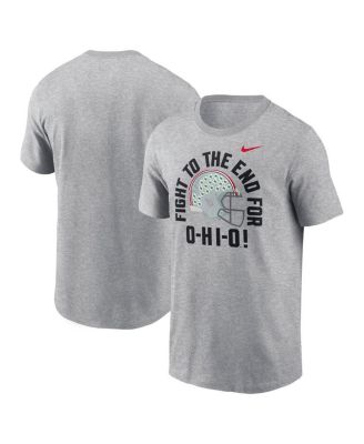 Nike - Men's Heather Gray Ohio State Buckeyes Local Song T-Shirt