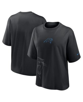 Nike - Women's Black Carolina Panthers Boxy T-Shirt