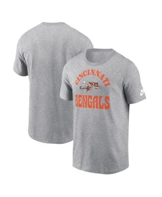 Nike - Men's Heather Gray Cincinnati Bengals Rewind Groove Essential T-Shirt
