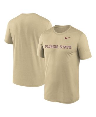 Nike - Men's Gold Florida State Seminoles Primetime Legend Wordmark T-Shirt