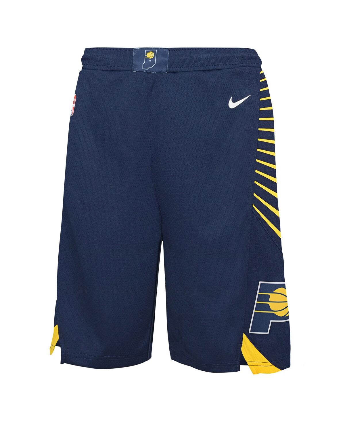 Nike Big Boys and Girls Navy Indiana Pacers Icon Swingman Shorts