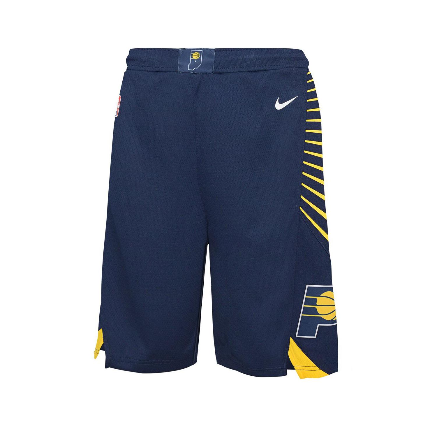 Big Boys and Girls Navy Indiana Pacers Icon Swingman Shorts