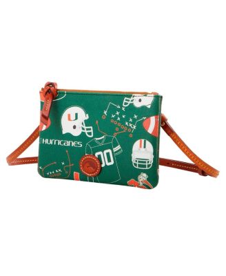 Miami Hurricanes Top Zip Crossbody Purse