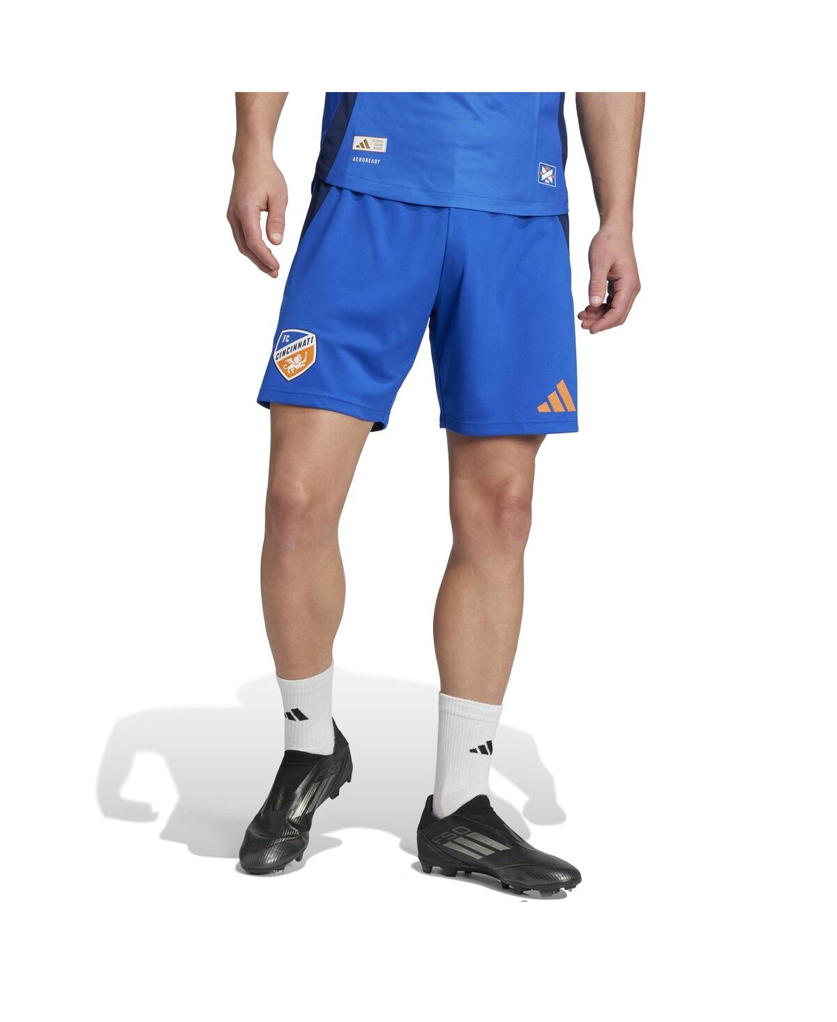 Adidas Originals Men's Blue Fc Cincinnati Home 2025 Orange And Blue Legacy Kit Authentic Shorts In Blue