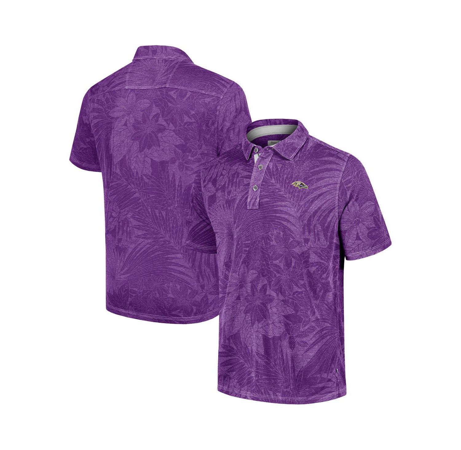 Men's Purple Baltimore Ravens Sport Santiago Paradise Polo Shirt
