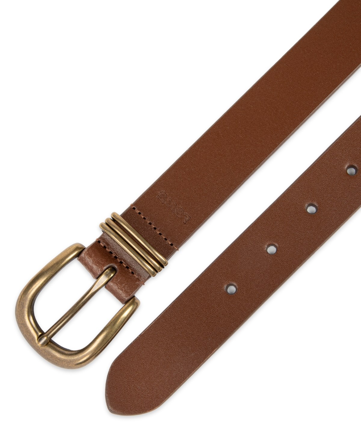 Shop Levi's 30mm 3x Metal Loops In Light Brow