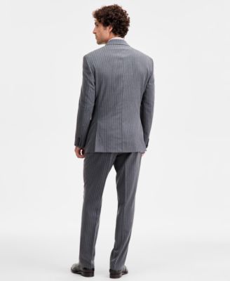 Men's Classic-Fit Pinstripe Double-Breasted Suit Separates