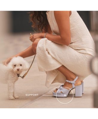 Women's August Square Open Toe Platform Sandals