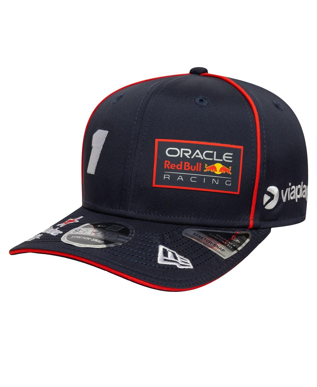 Men's Max Verstappen Navy Red Bull Racing Replica Driver 9SEVENTY Stretch-Snap Hat - Navy