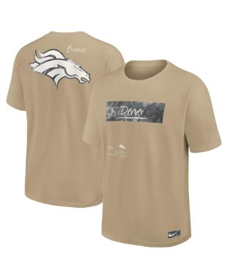 Nike - Men's Tan Denver Broncos Statement Max90 T-Shirt