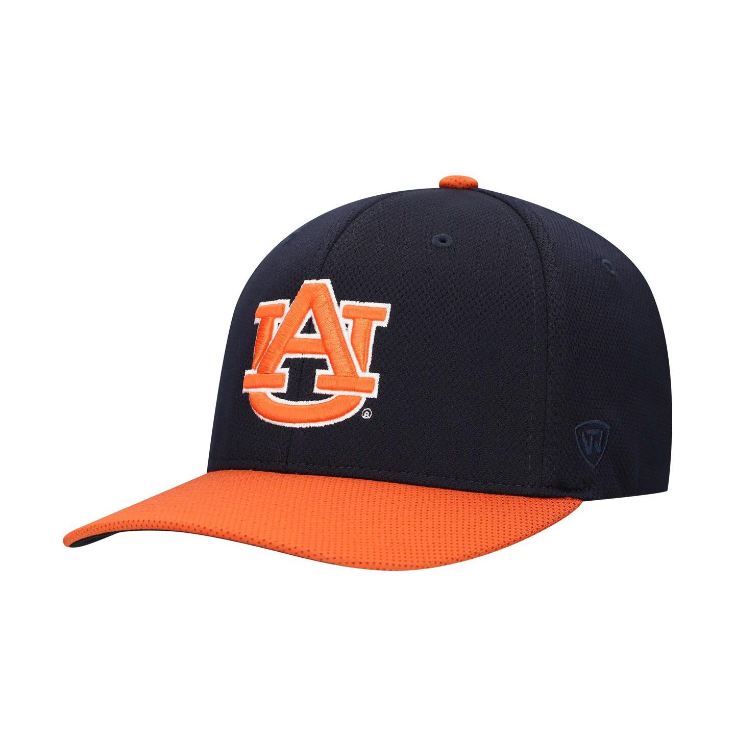 Мужская кепка Top of the World Black Auburn Tigers Reflex Fitted Hat — фото 3