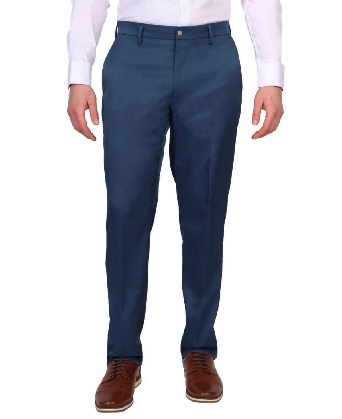 Men's Tailored Stretch Dress Pants - True navy