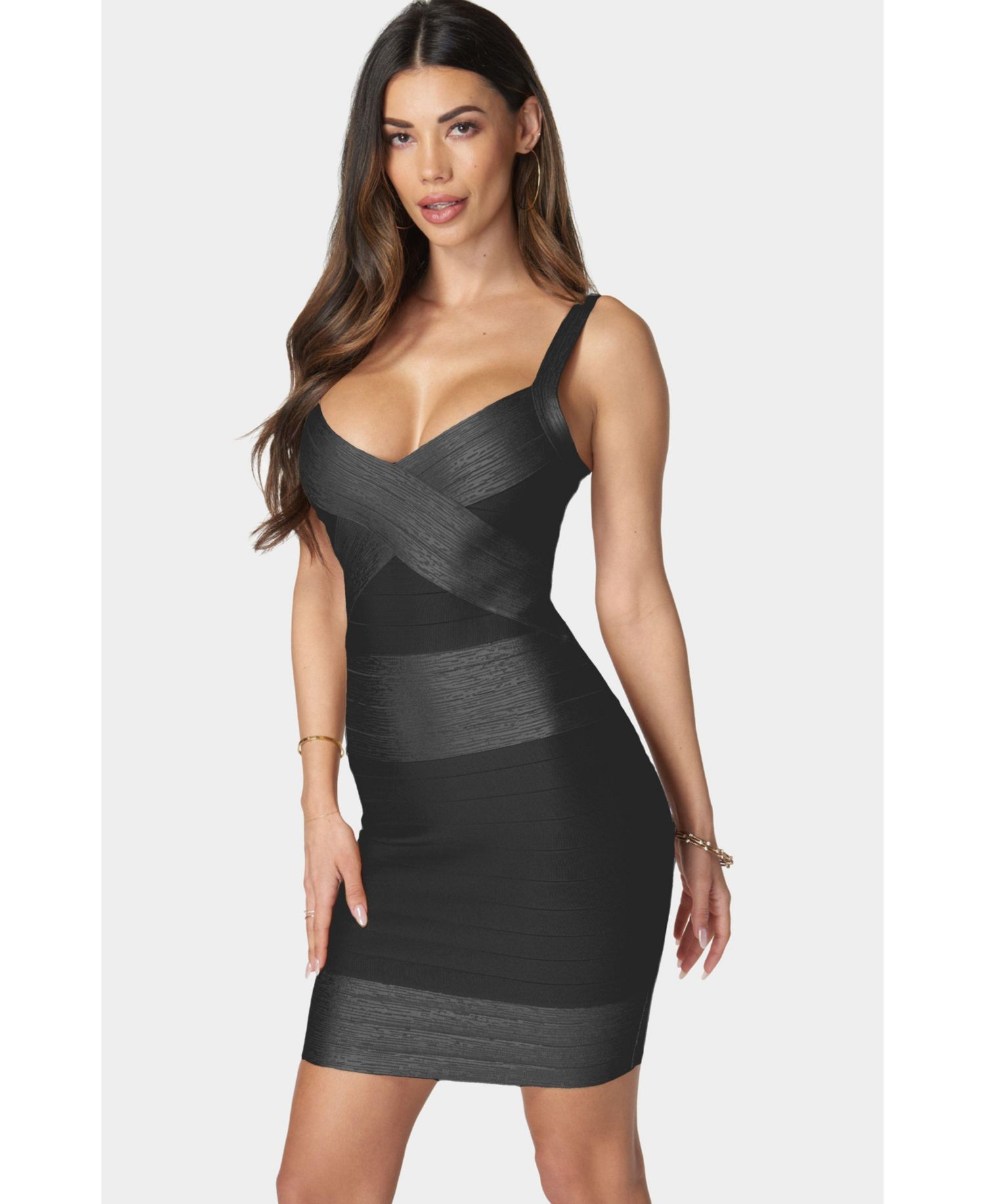 Women's Color Block Bandage Dress