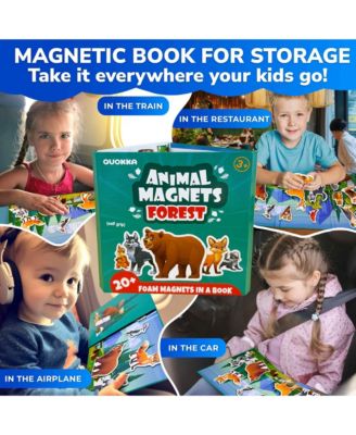 Travel Magnetic Puzzles – 20+Pcs Fun Travel Game Toy for Kids Ages 3-5