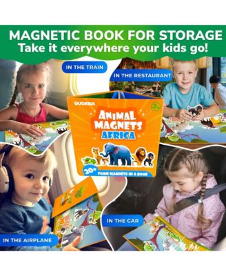 Travel Magnetic Puzzles – 20+Pcs Fun Travel Game Toy for Kids Ages 3-5