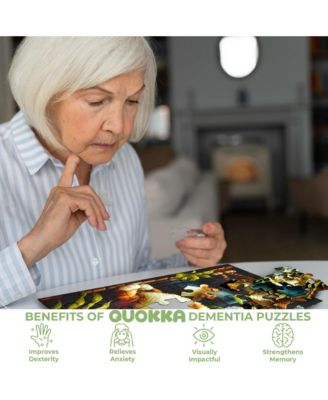 Dementia Activities for Elderly - Large Piece - Alzheimers Jigsaw Puzzle Games for Adults