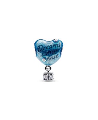 Sterling Silver Heart Hot Air Balloon Charms