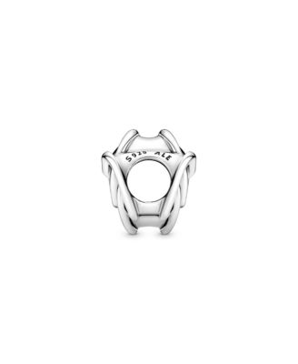 Sterling Silver Family Always Encircled Heart Charms