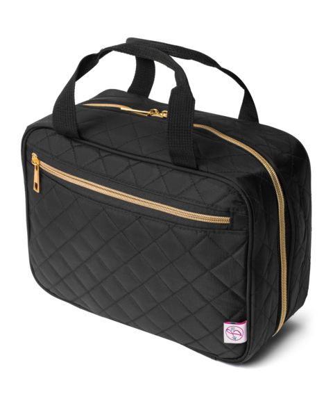 Сумки Ms. Jetsetter Quilted Hanging Toiletry Bag & Pouch Set, цвет: Чёрный