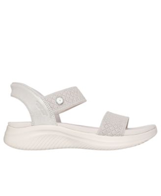x Martha Women's Stewart Hands Free Slip-ins Cali: Ultra Flex 3.0 - Shine On Us Wedge Sandals from Finish Line