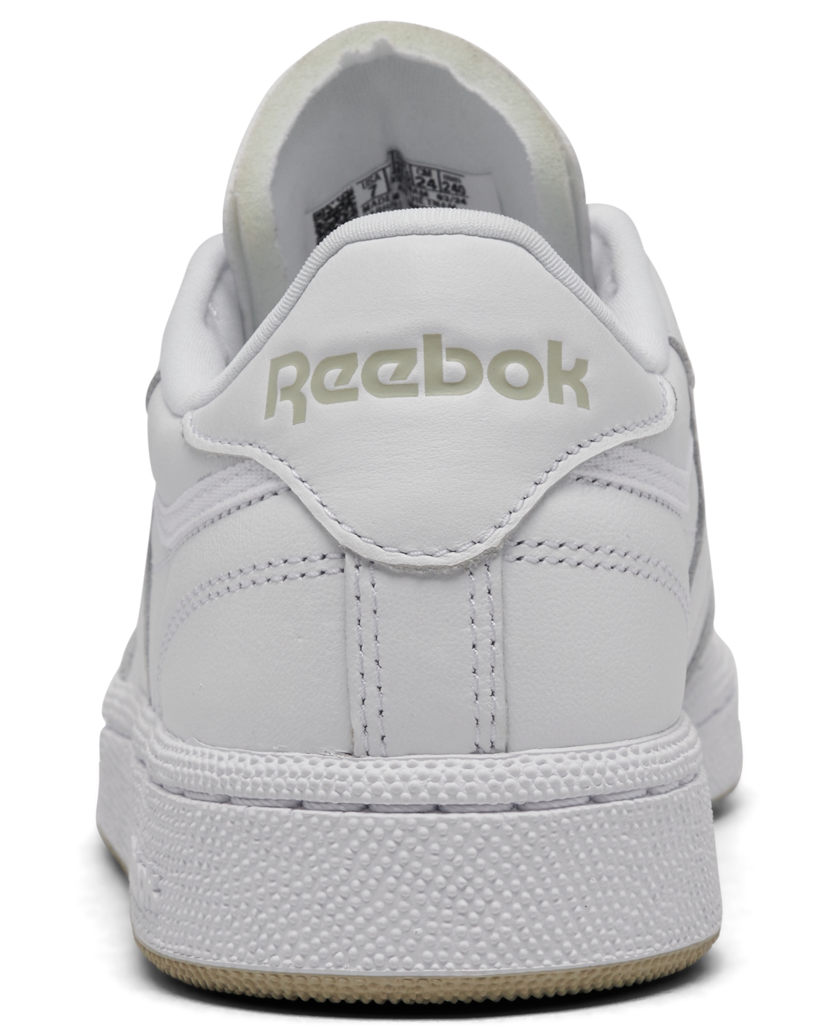 Reebok Women's Club C 85 Casual Sneakers From Finish Line In White,beige