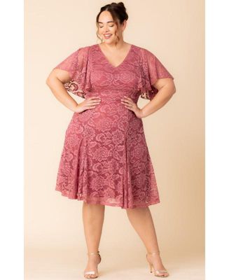 Plus Size Camille Lace Cocktail Dress