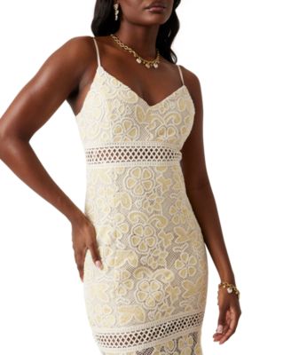 Women's Clarise Lace Sleeveless Midi Dress