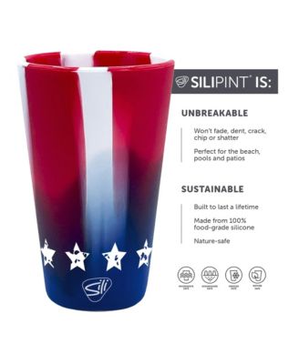 Pint Glasses: 2 pk - Stars & Stripes