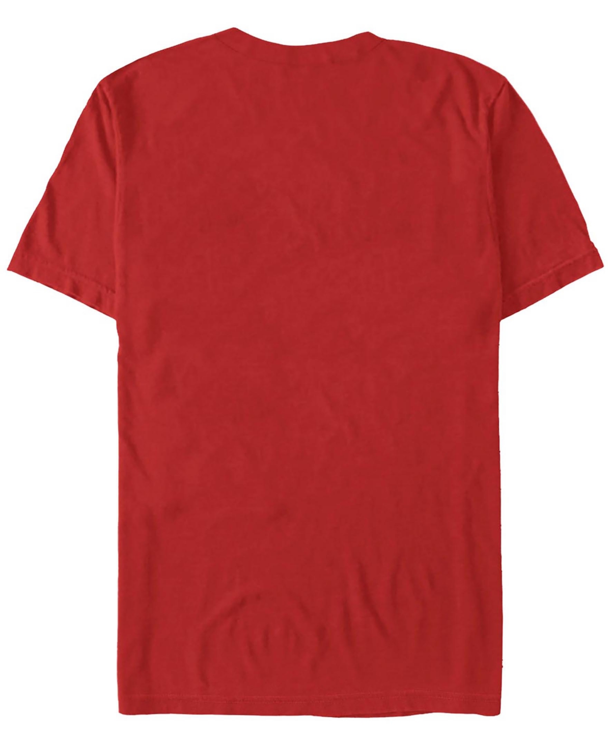 Design By Humans Men's Cat Retro Style Short Sleeve T-shirt In Red