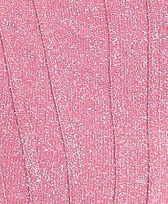 Juniors' Glitter Embellished-Strap Fit & Flare Mini Dress