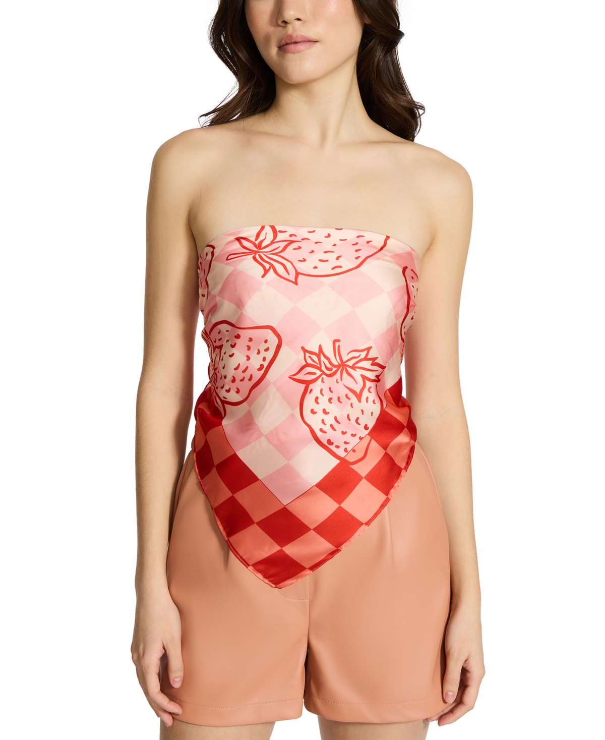 Steve Madden 2-pc. Fruity Fun Satin Square Scarf Set