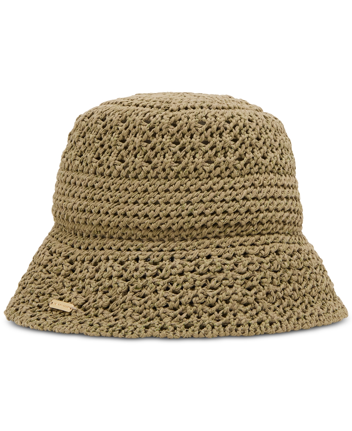 Steve Madden H-alex Metallic Knit Bucket Hat