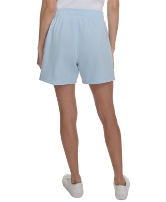 Women's French Terry Smocked-Waist Shorts