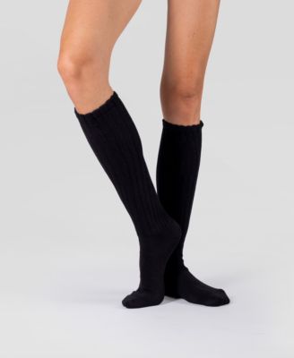 Women's Scrunch Slouchy Woven Tab Socks