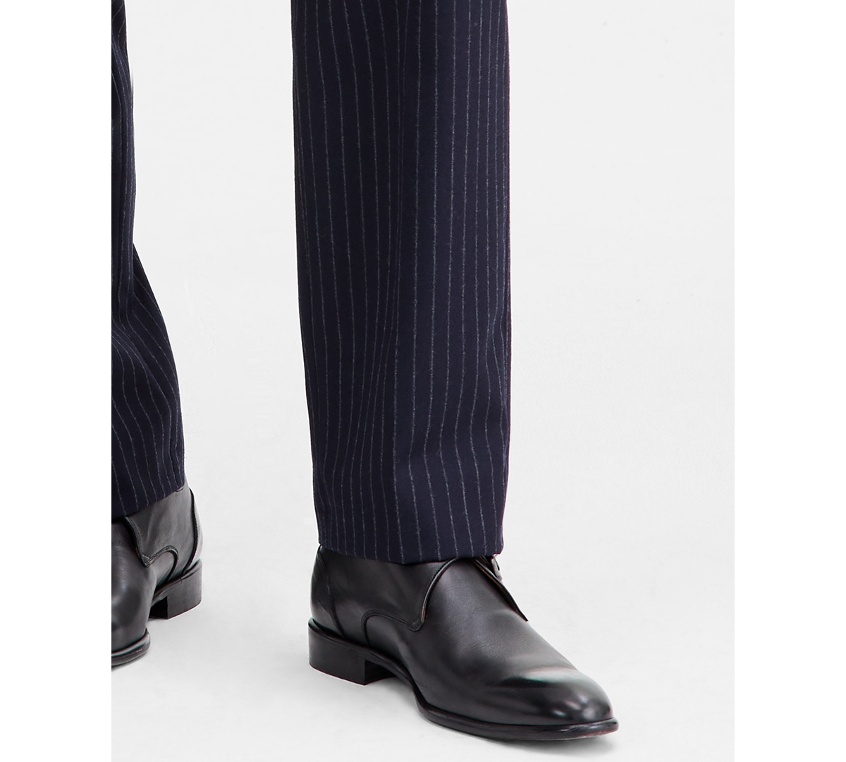 Michael Kors Men's Classic-fit Wool-blend Pinstripe Suit Separate Pants In Blue