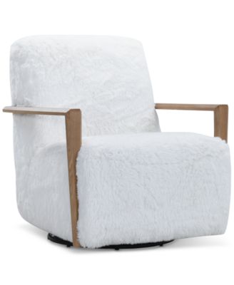 Glympton 29" Fabric Swivel Chair, Exclusively at Macy's