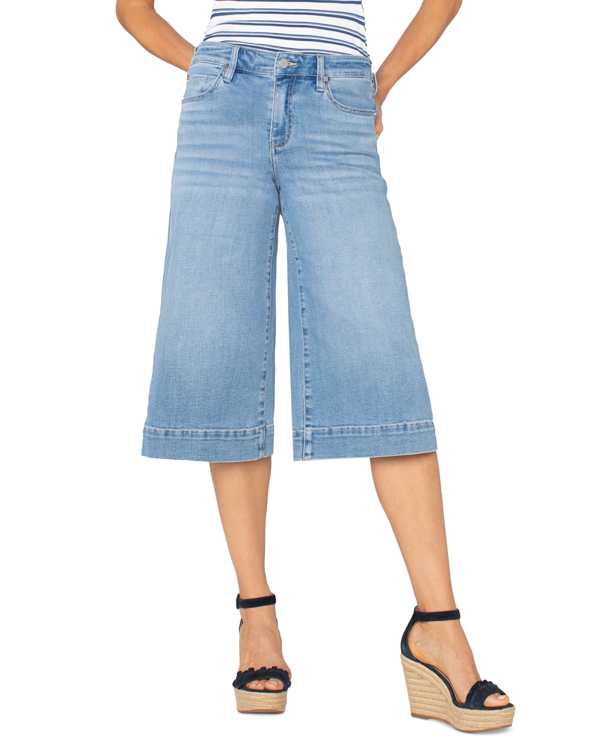 Shop Liverpool Los Angeles Women's Cropped Yacht Jeans In Abbot Kinney