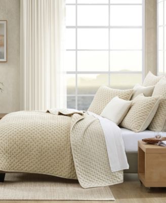 Dkny Pure Velvet Quilt Set In Orange Crush