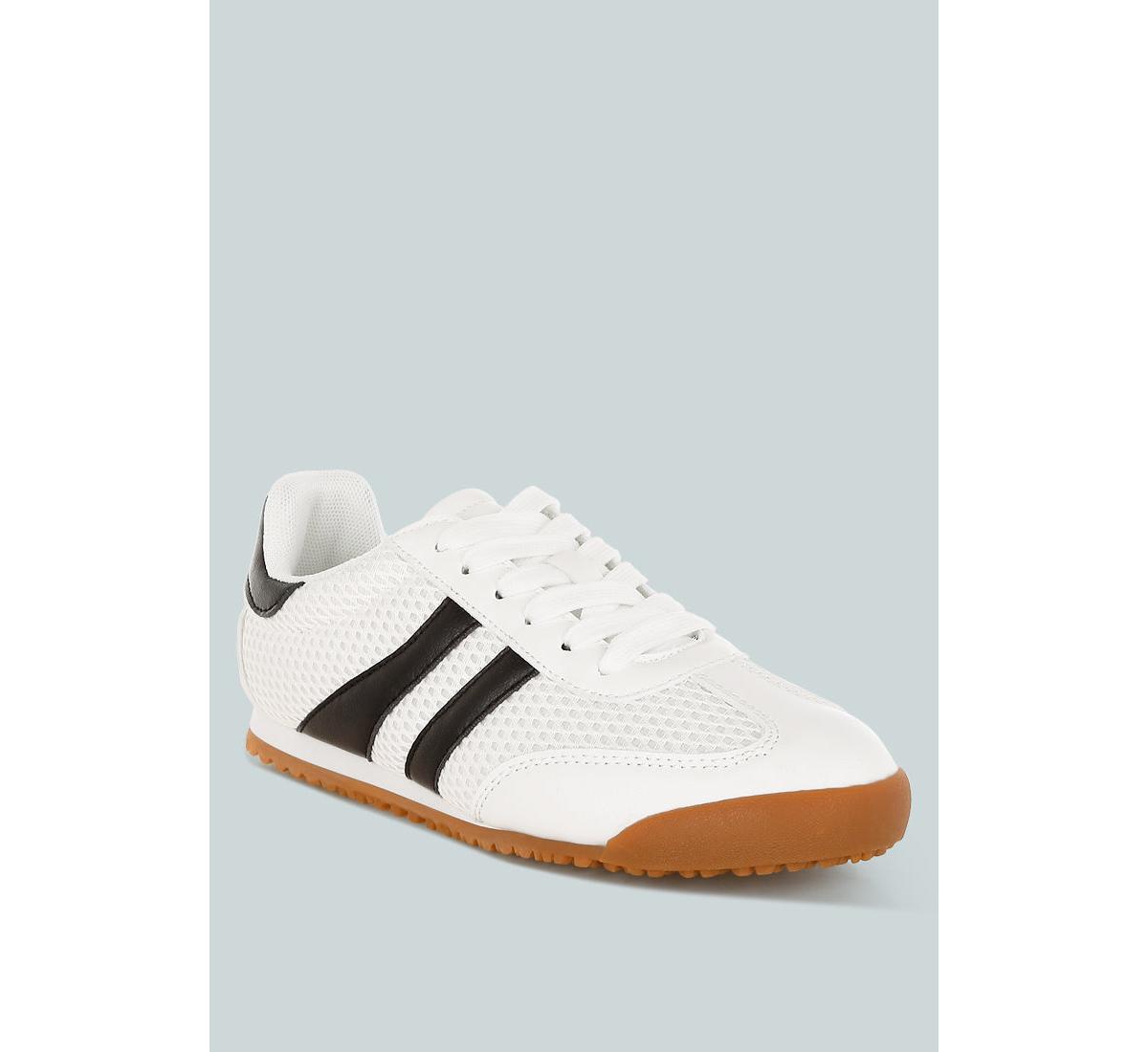 Blaster Casual Striped Lace-Up Sneakers - Black