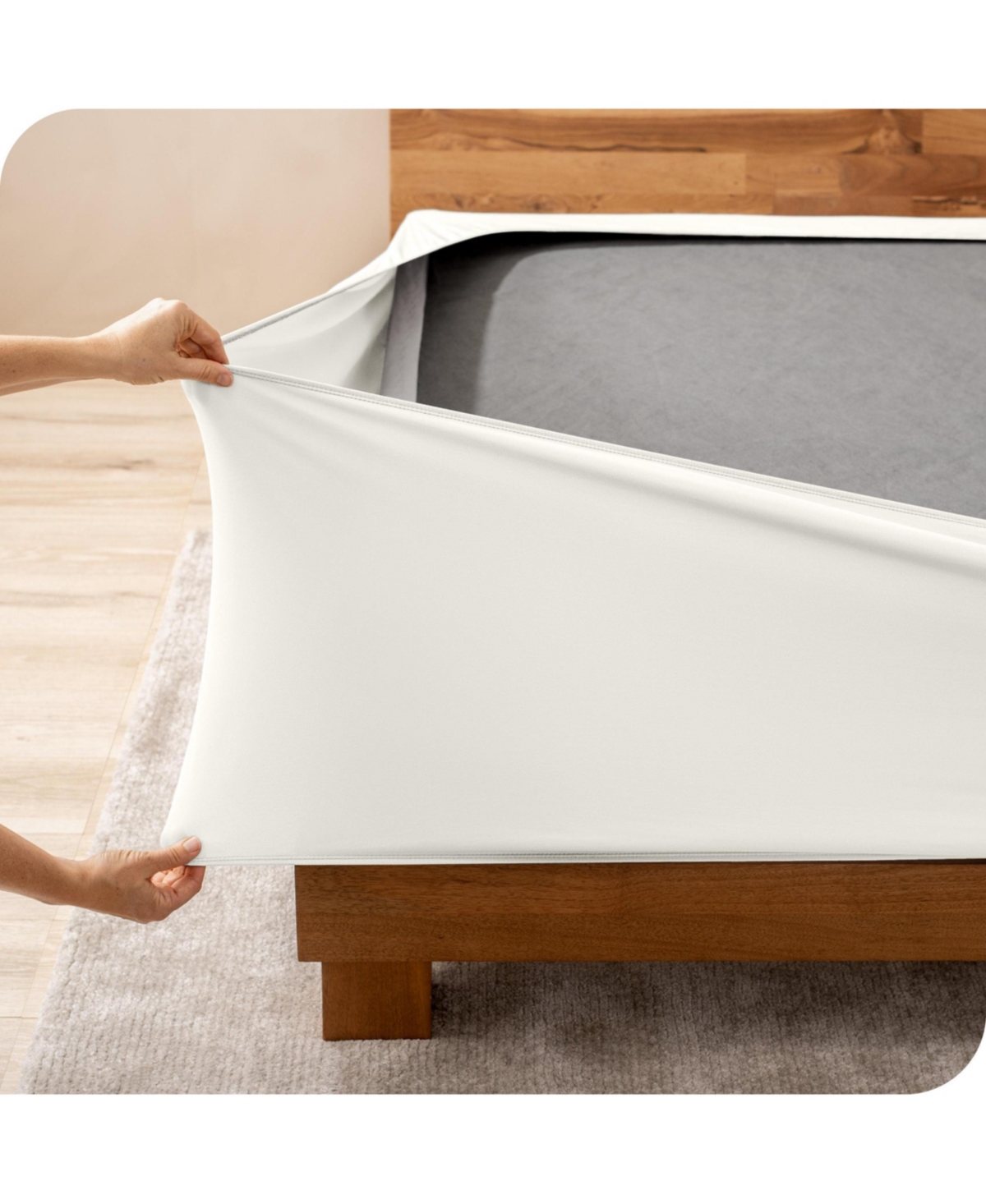 Bare Home Wrap Around Box Spring Cover