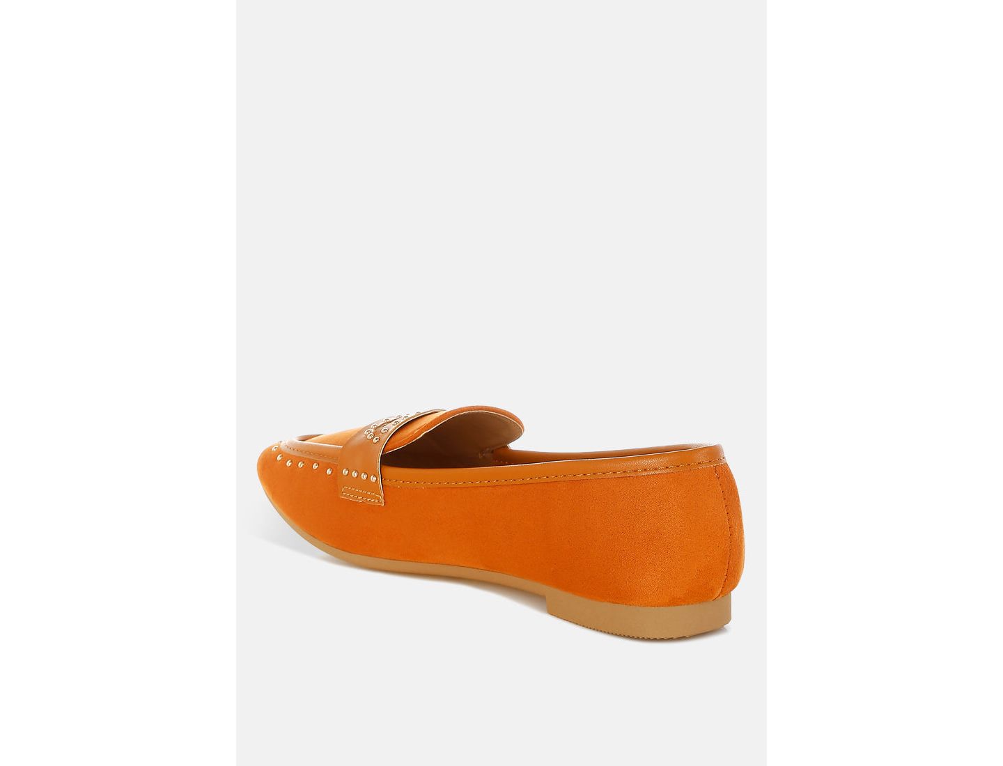 Женские туфли London Rag Lumina Penny Strap Studded, цвет: Бежевый / Хаки — фото 3