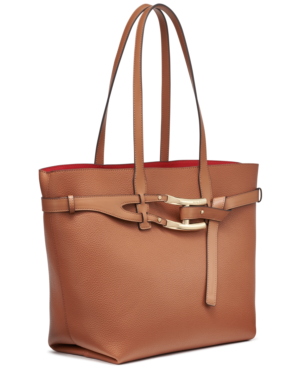 Shop Halston Tasha Mini Tote Bag In Oak